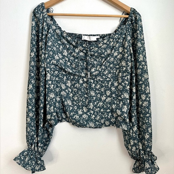 ASTR the Label Peasant Top Floral Print - Picture 2 of 14